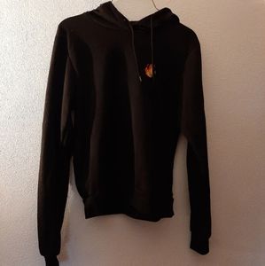 Rue 21 Flame Embroidered Hoodie